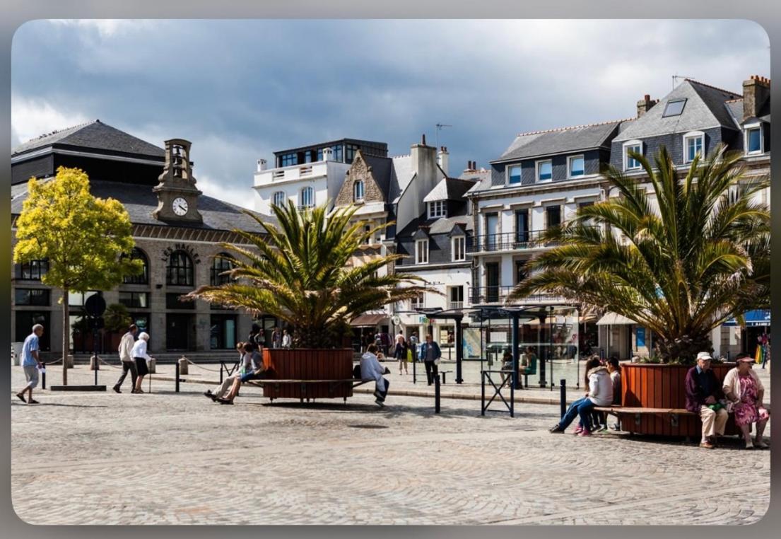 Coeur De Concarneau, Appartement Entier, Proche Centre, Corniche Et Plage Avec Parking ภายนอก รูปภาพ