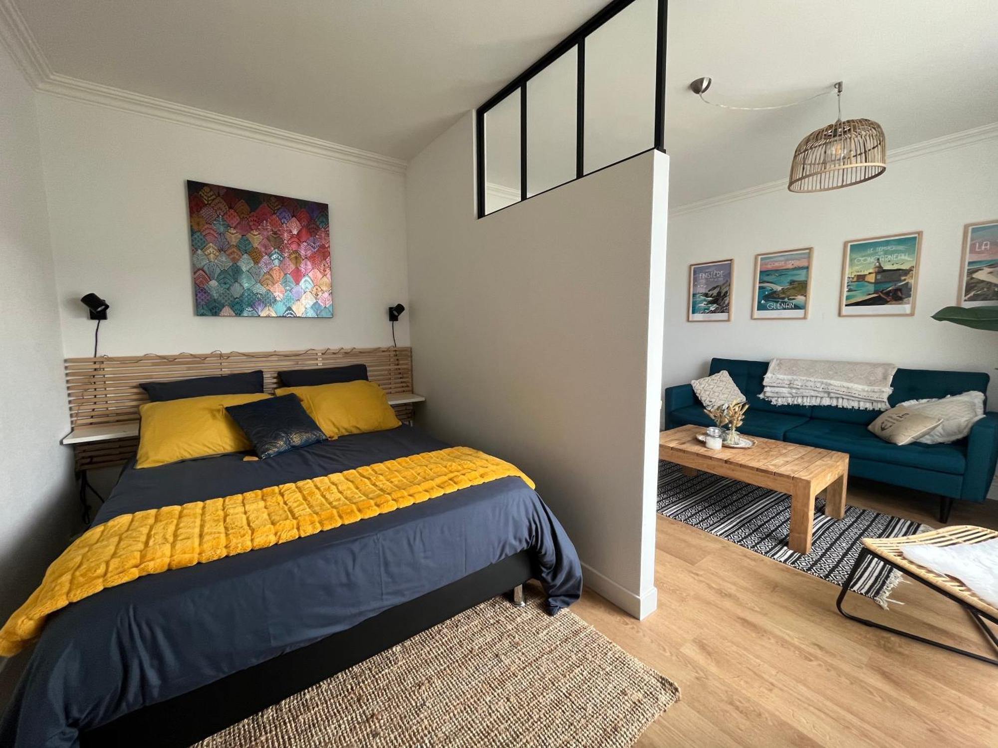 Coeur De Concarneau, Appartement Entier, Proche Centre, Corniche Et Plage Avec Parking ภายนอก รูปภาพ