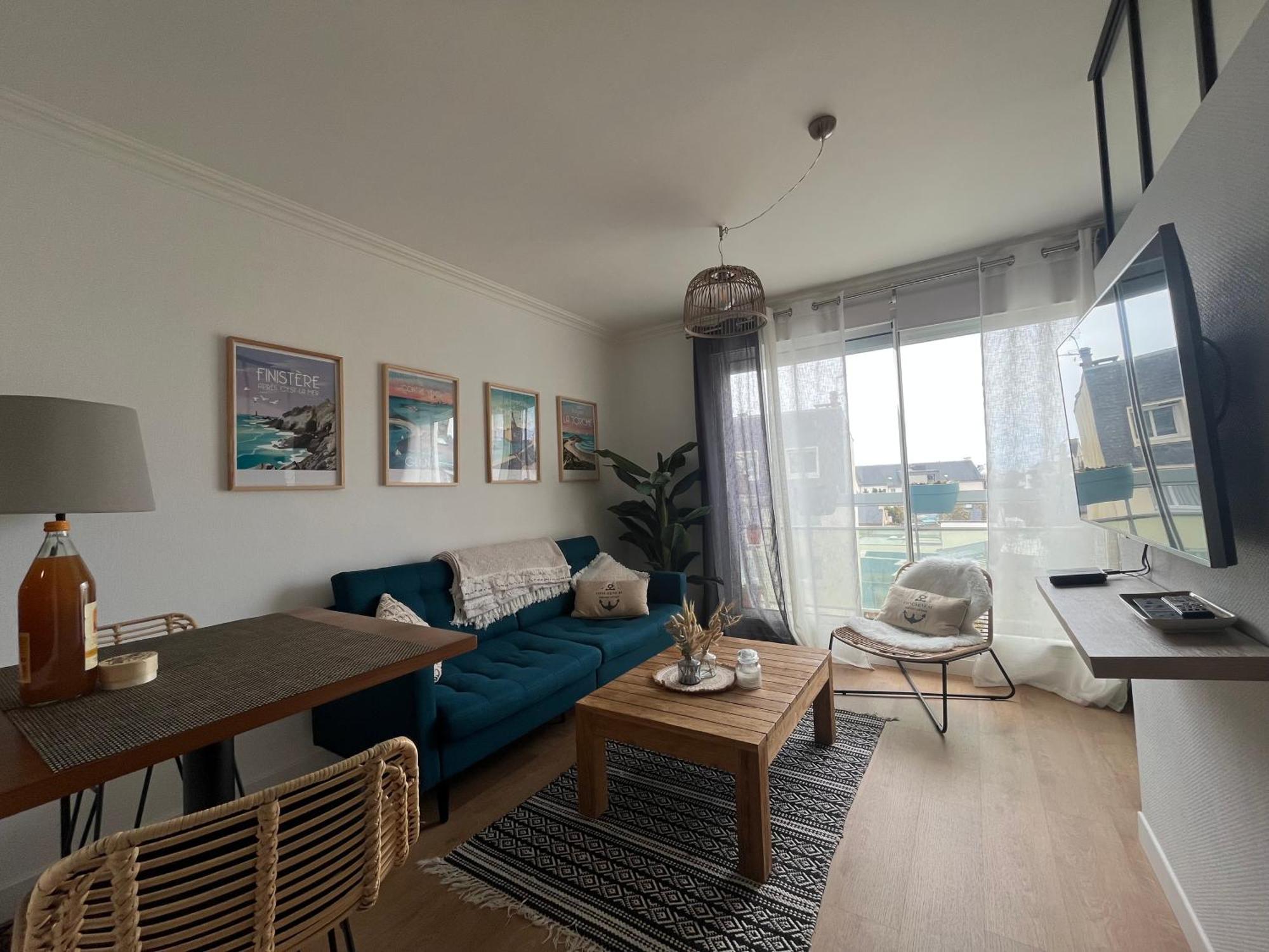 Coeur De Concarneau, Appartement Entier, Proche Centre, Corniche Et Plage Avec Parking ภายนอก รูปภาพ