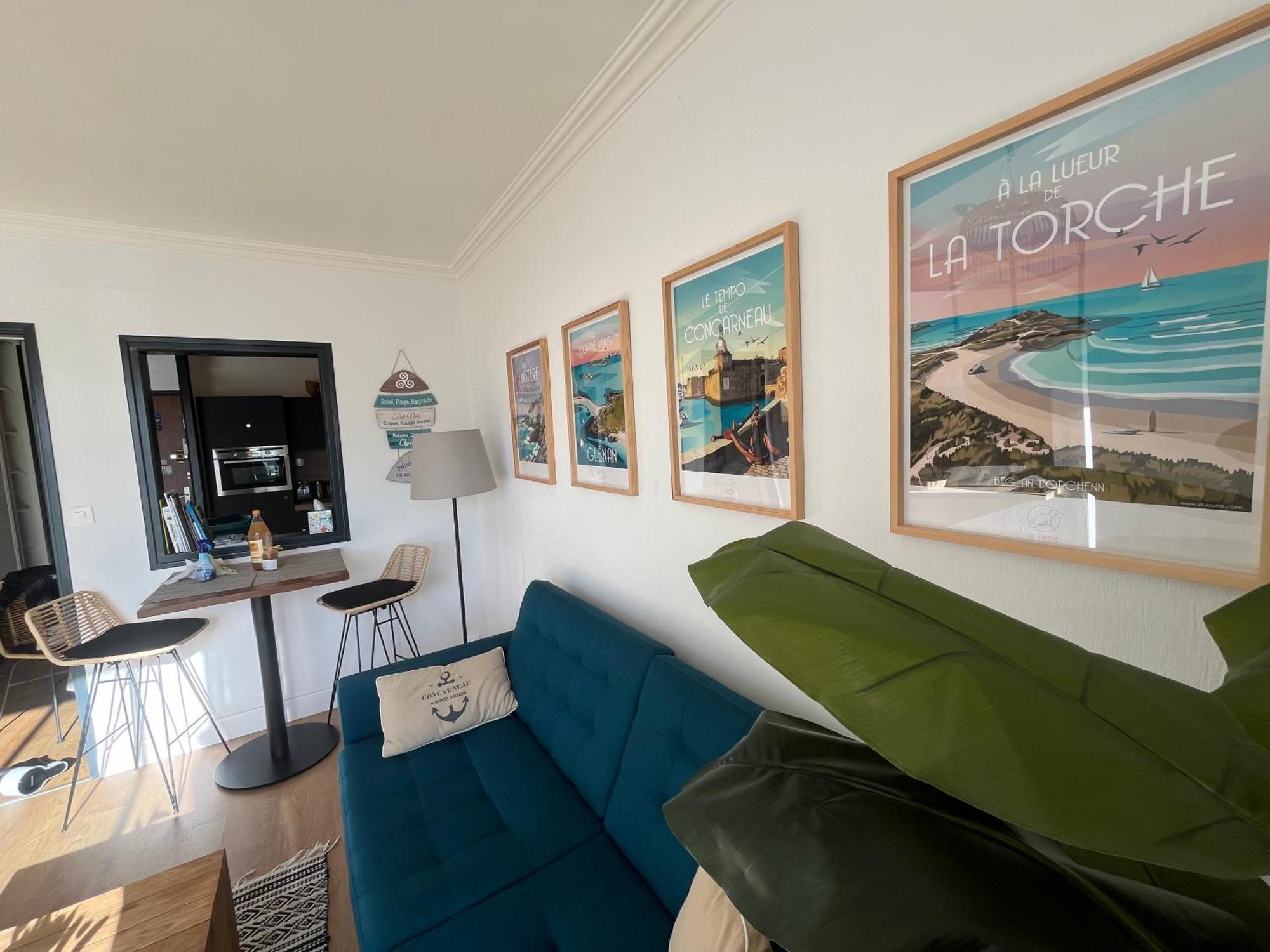Coeur De Concarneau, Appartement Entier, Proche Centre, Corniche Et Plage Avec Parking ภายนอก รูปภาพ